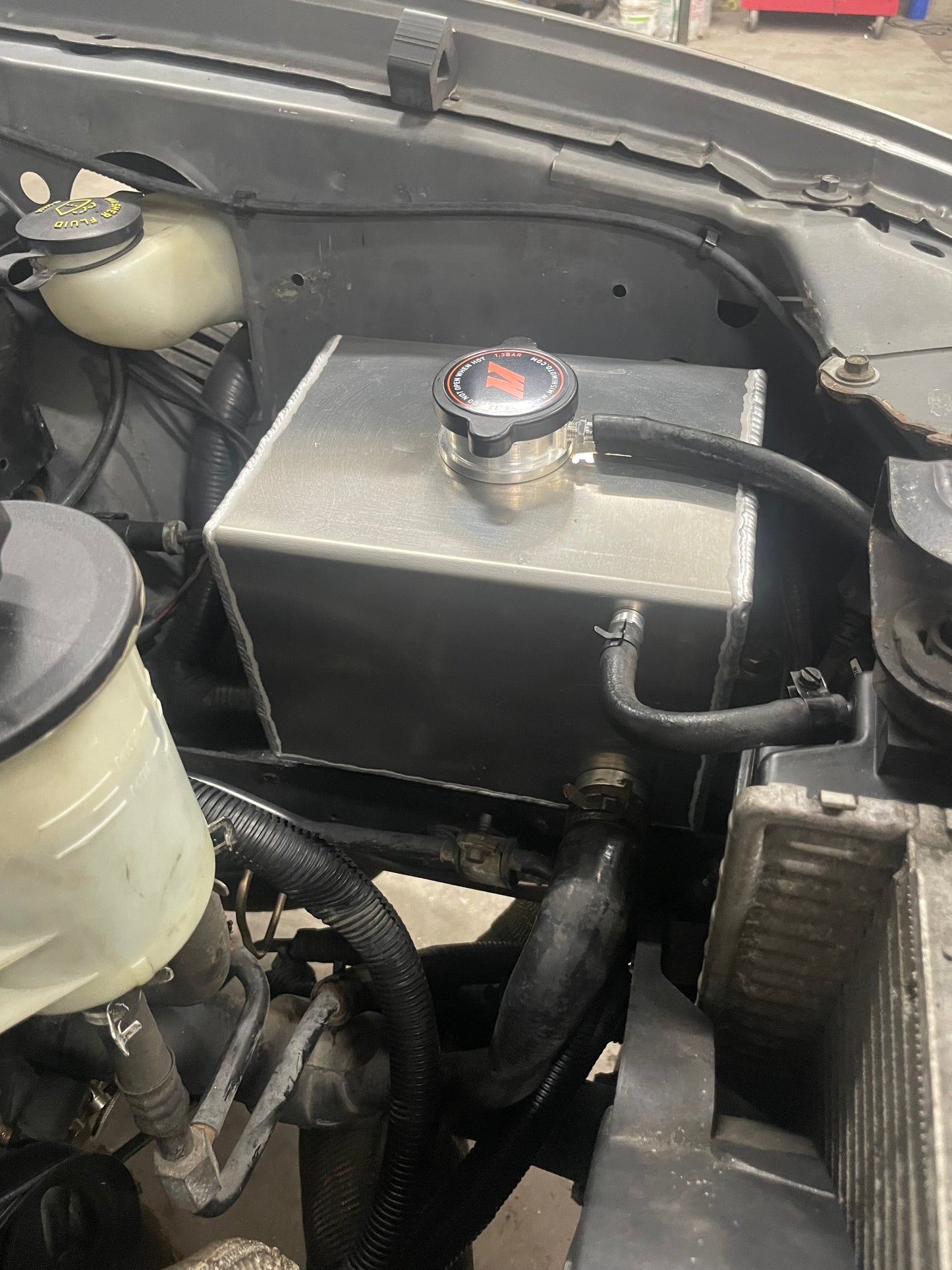 99-04 New Edge Mustang Coolant Reservoir Relocation