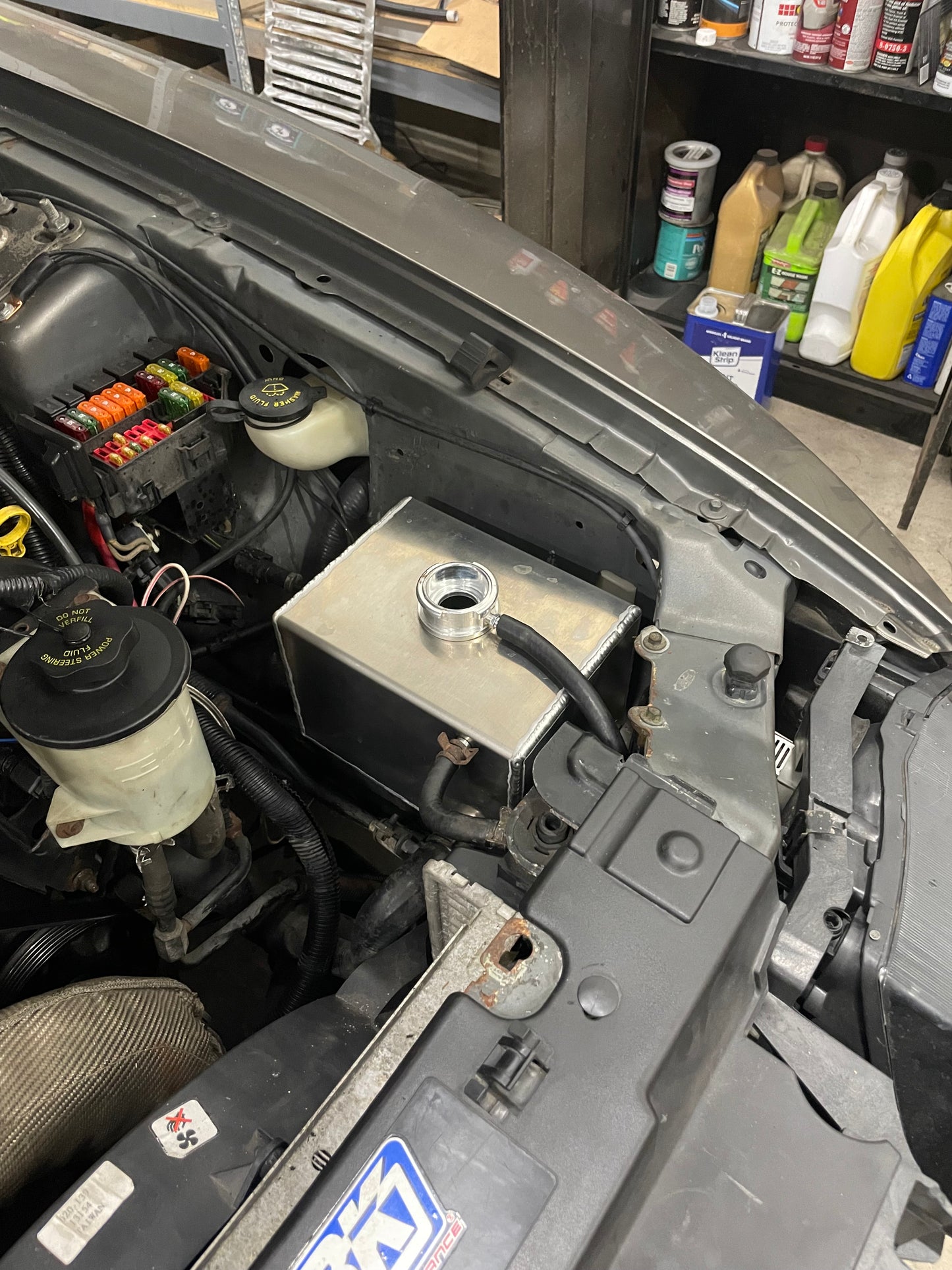 99-04 New Edge Mustang Coolant Reservoir Relocation